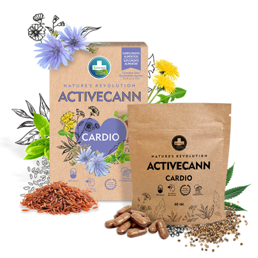 Activecann Cardio - Suplemento Natural para el Corazón y Antioxidante 60 comp.