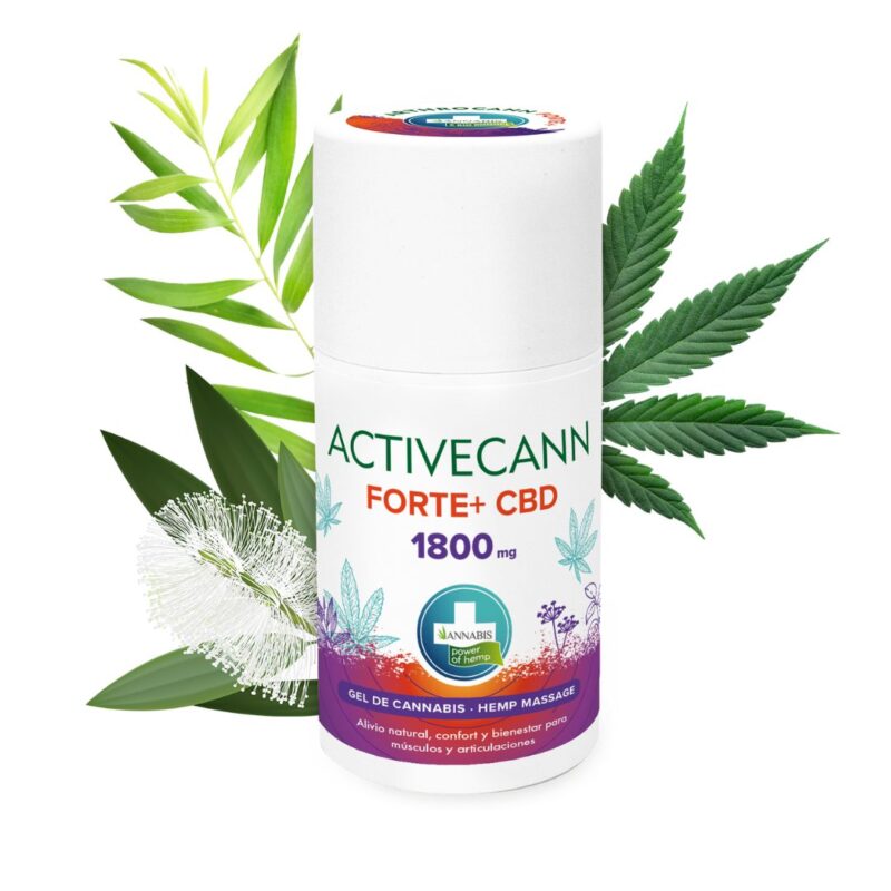 Annabis Activecann Forte + CBD 1800mg de Cannabidiol - Gel intesivo para articulaciones