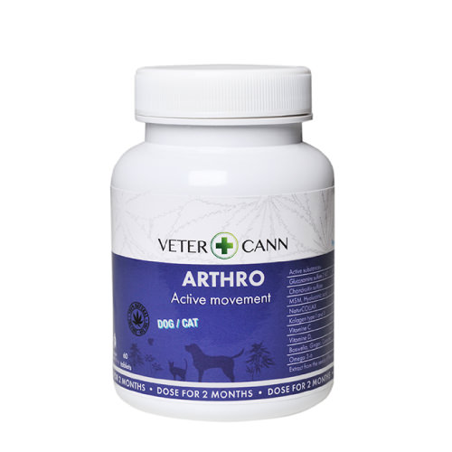 Vetercann Arthro Colágeno Omega 3-6 – Suplemento Articular para Mascotas